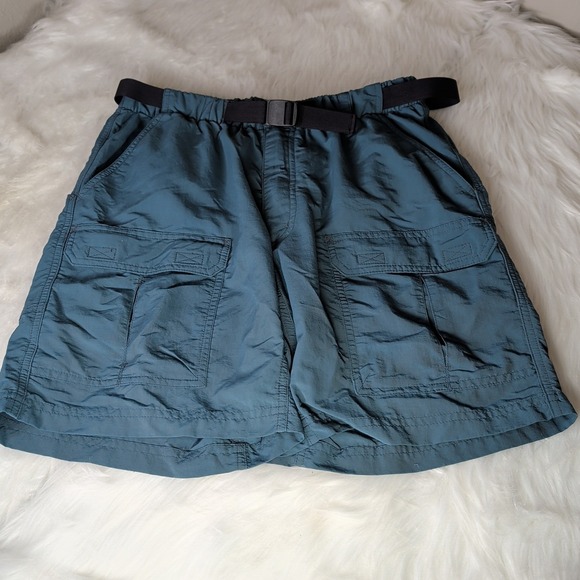 Royal Robbins Other - Mens Med Royal Robbins Blue Belted Outdoorhiking Outdoors Nylon Cargo Shorts